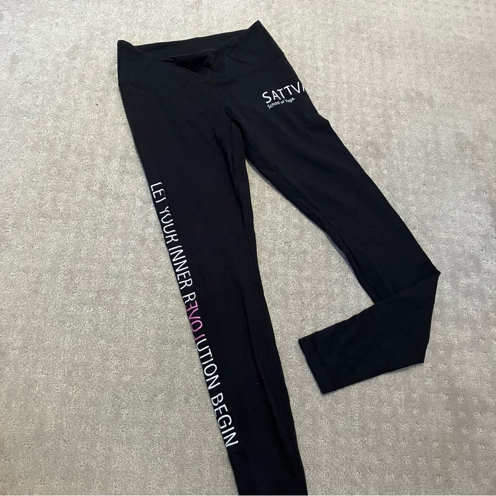 Lululemon tights/leggings. (With yoga studio your name on them.)